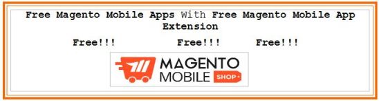 free magento mobile app extension